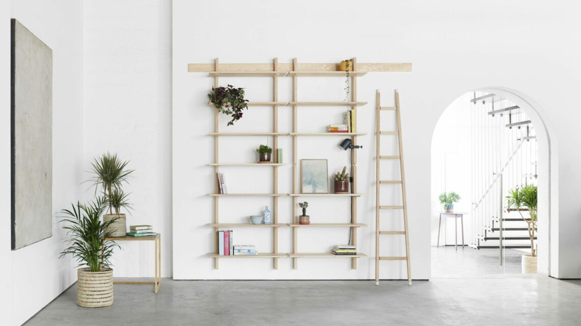 Hanging Shelves by James Smudge Furniture Studio