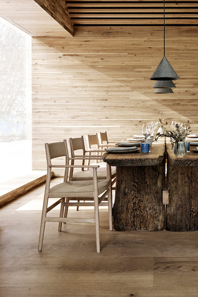 The role of wood at  Noma restaurant - 2