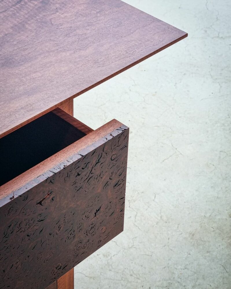 Jarrah Custom Desk by Nathan Day Design