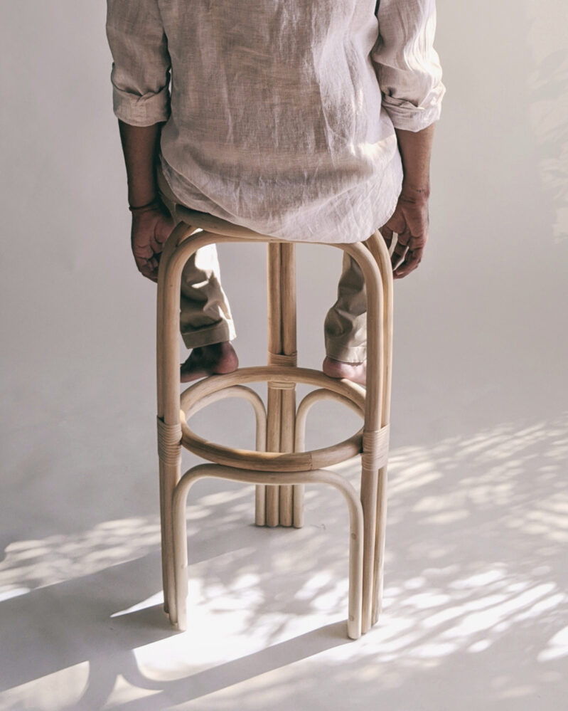 Alache High Bar Stool by Balsa.MX