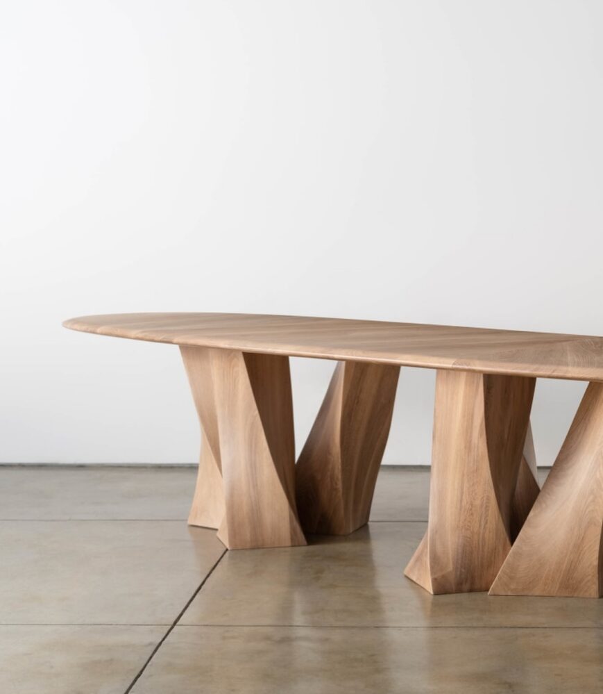 Sequoia table by Gal Gaon Studio