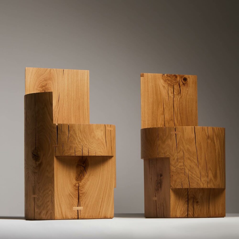 Of Cuts Chairs by Gareth Neal