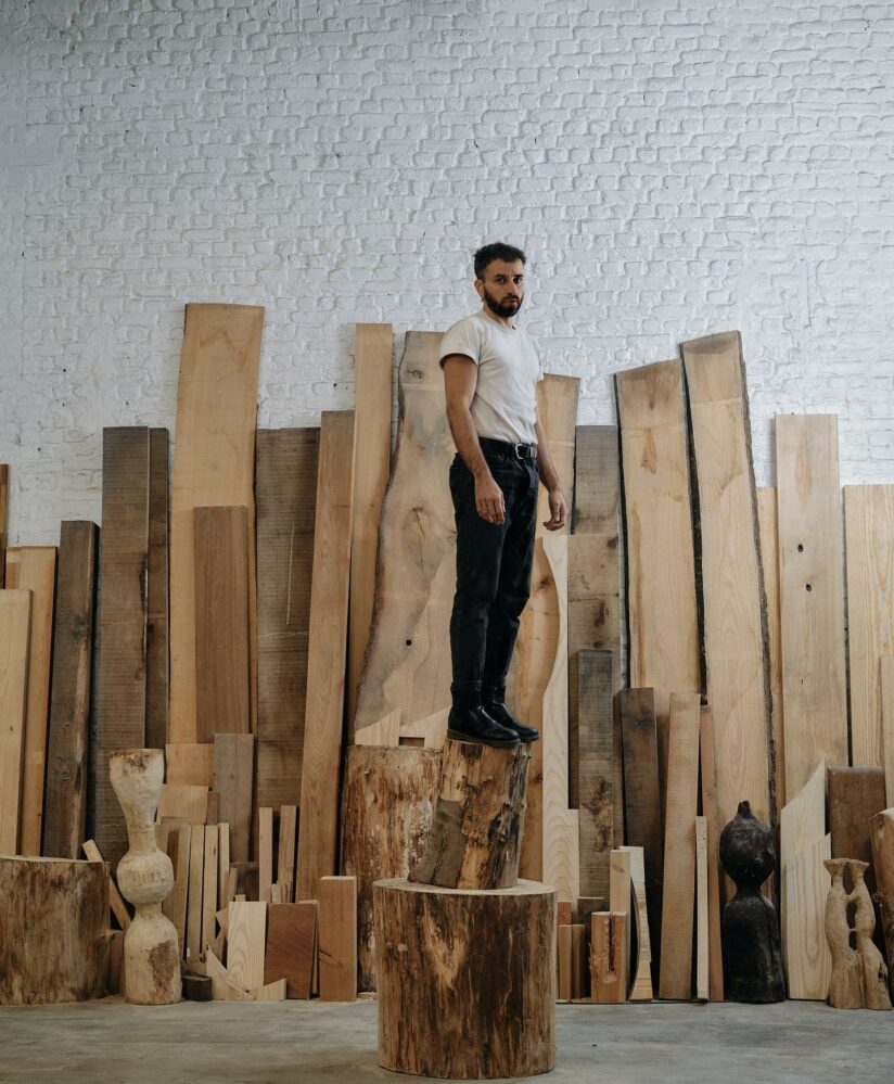 Breno Caetano aka uta studio in his studio