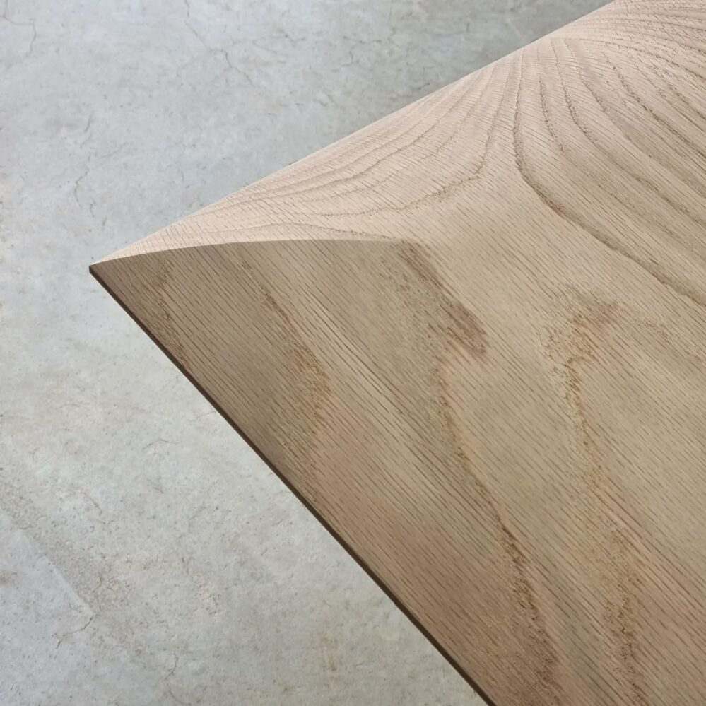 Oak Dining Table detail by Nathan Day Design