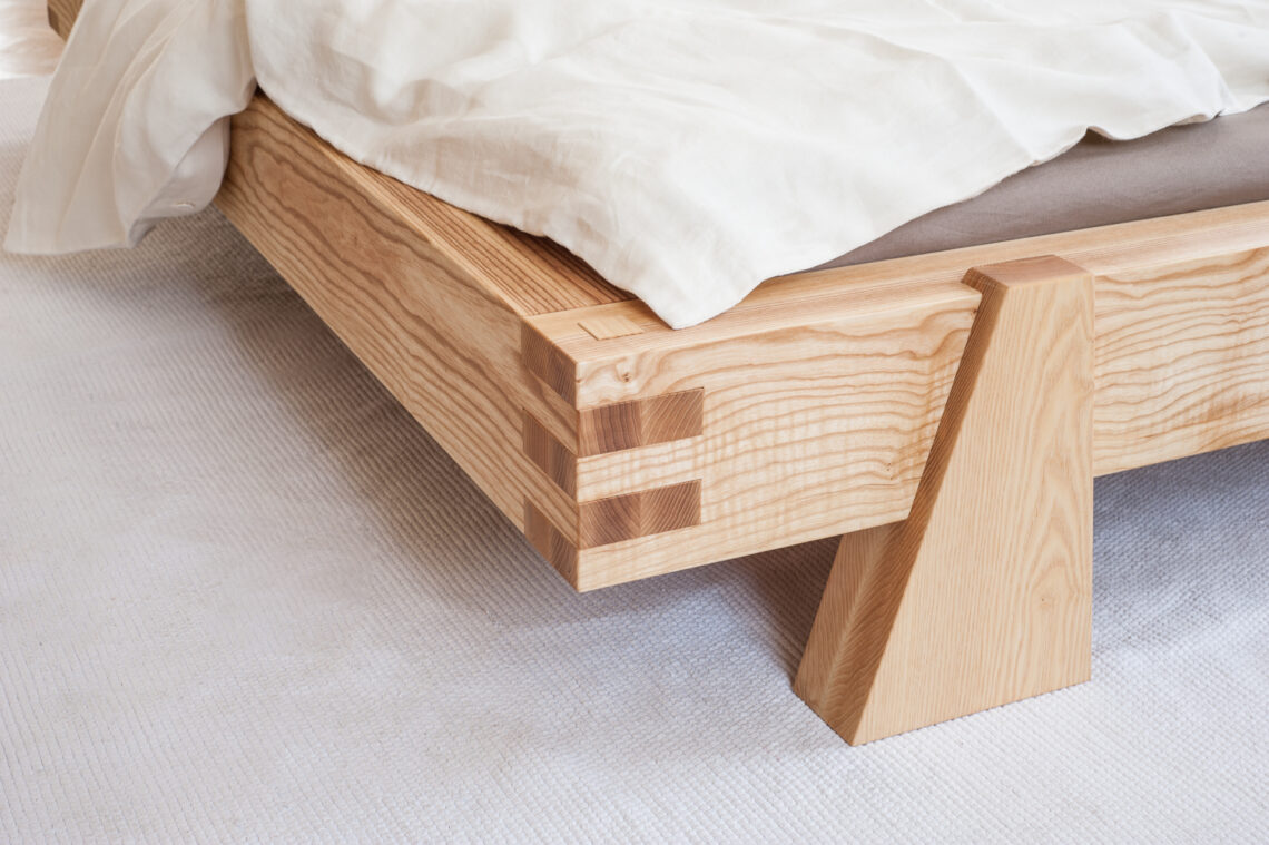 Futon Bed Detail by Hand Werk Statt